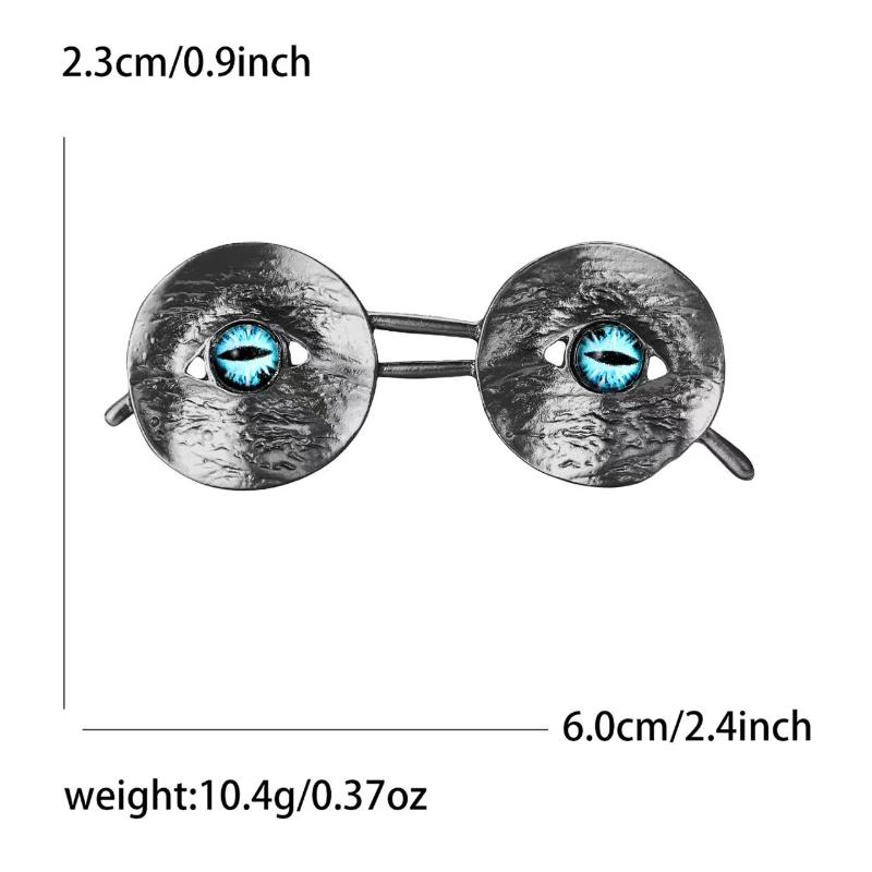 1 Stück Vintage Brillen Brosche für Damen Niedliche Lässige Anstecker Einzigartiges Brillen Geschenk für Party Outfit Zubehör