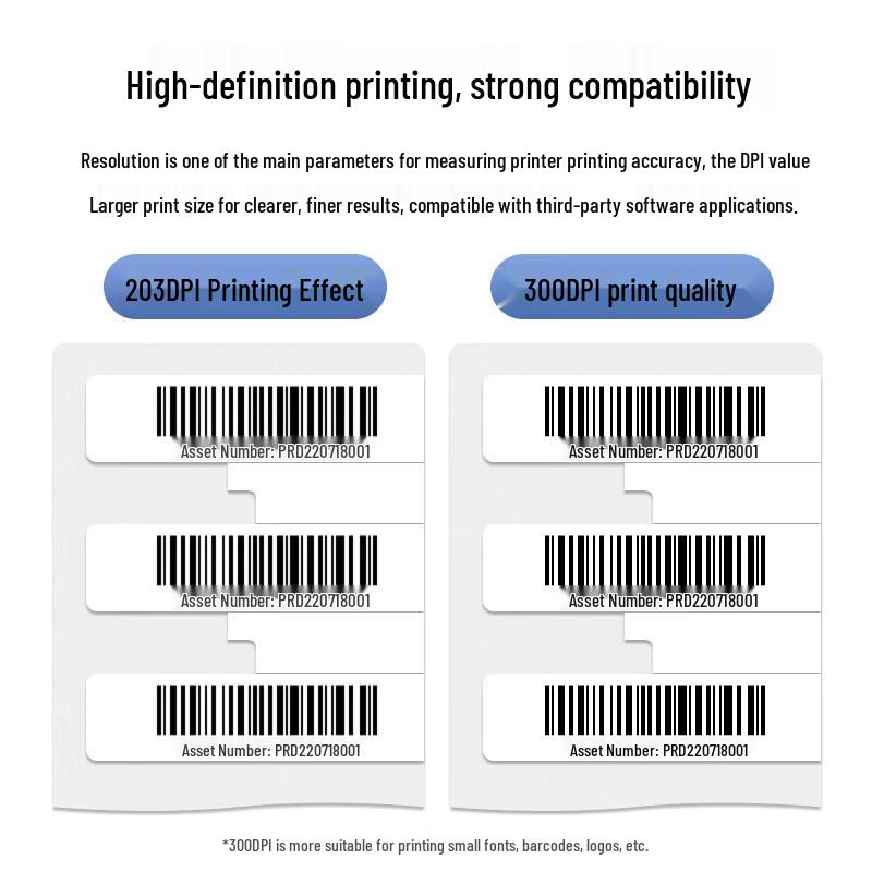 PW Baowei BW-2663-L Portable Thermal Label Printer CN plug (adapter included)
