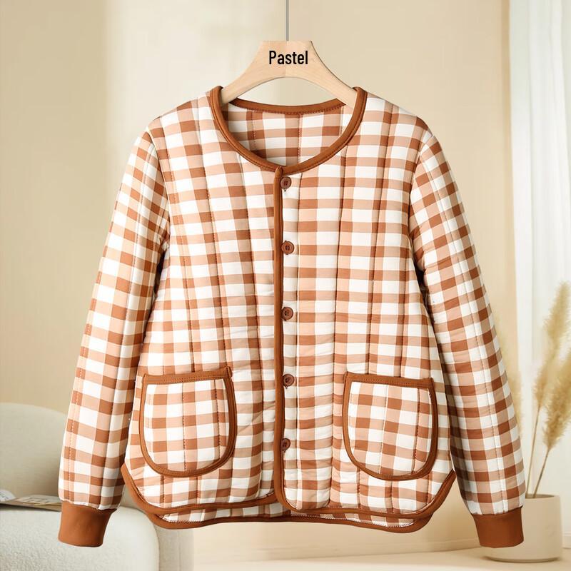 

Women s Padded Low-Collar Winter Cardigan Jacket 2XL