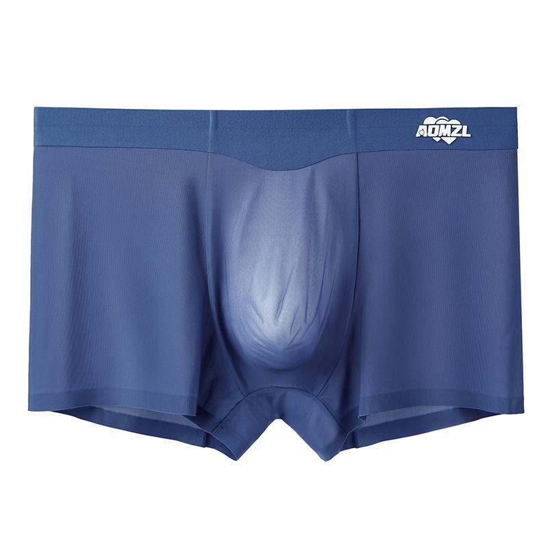 

Літні чоловічі труси Ice Silk, без слідів, світлі штани-маска, сексуальні чоловічі труси XL