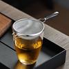 Ceramic Handle Tea Infuser Loose Leaf Tea Strainer Stainless Steel Tea Filter Mesh Strainer Teapot Sieve Vintage Chinese Teaware