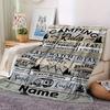 Camping Rules Home Customize Your Name Blankets Comfortable Soft Lightweight Allseason Multipurpose Blanket For Picnics Sofas Offices Beds Living