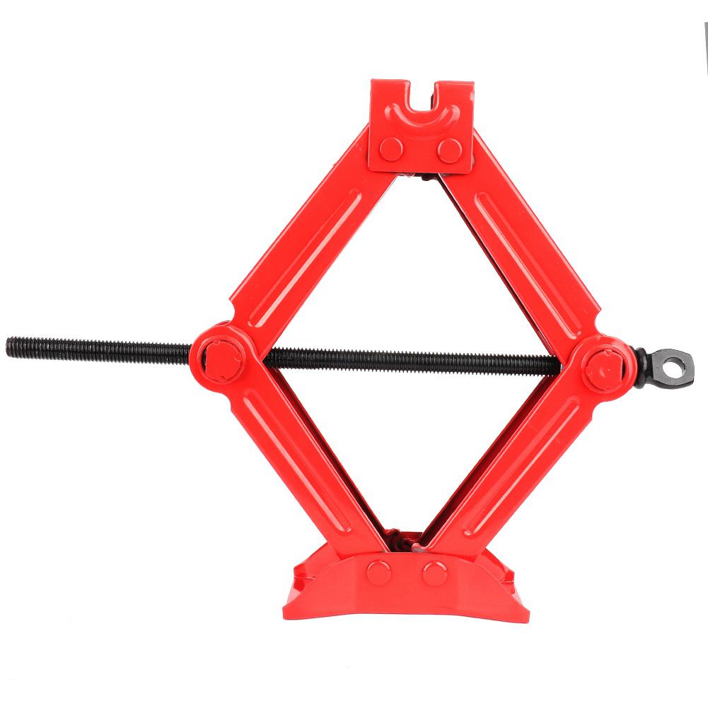 Car Automotive Scissor Jack 45# Steel Chromed Emergency Crank Lift Stand Tool