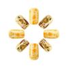 24 Pcs Pumpkins False Nails Short Square Full Cover Stick on Nails Thanksgiving Nails Press On Nails Manicures Supplies