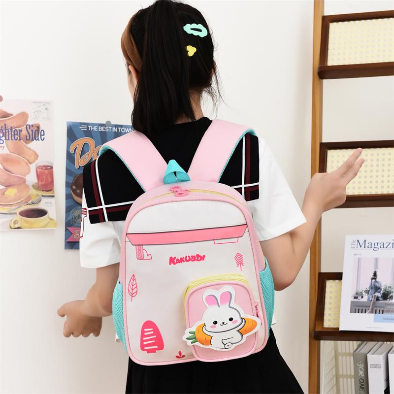 Children's Kindergarten Schoolbag Lightweight Backpack Large Capacity Cartoon Schoolbag 3-6 Years Old