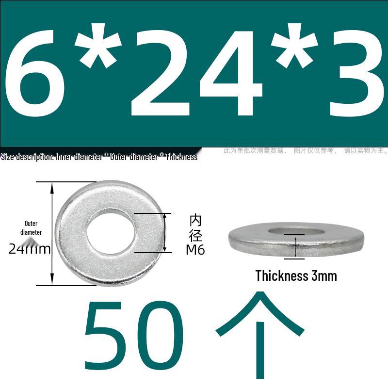 Ultra-Thick Galvanized Flat Washer Shim for M5-M30 Bolts