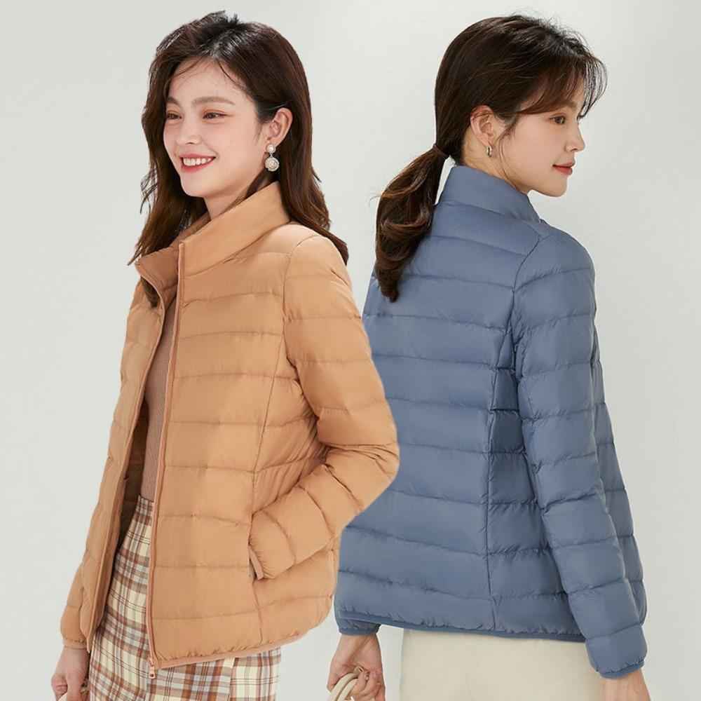 Women's Hooded Long Sleeve Down Jacket Regular Fit Commuter Style Puffer Coat