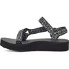 Teva Midform Universal Sandals for Cm Women, Black, 23.0