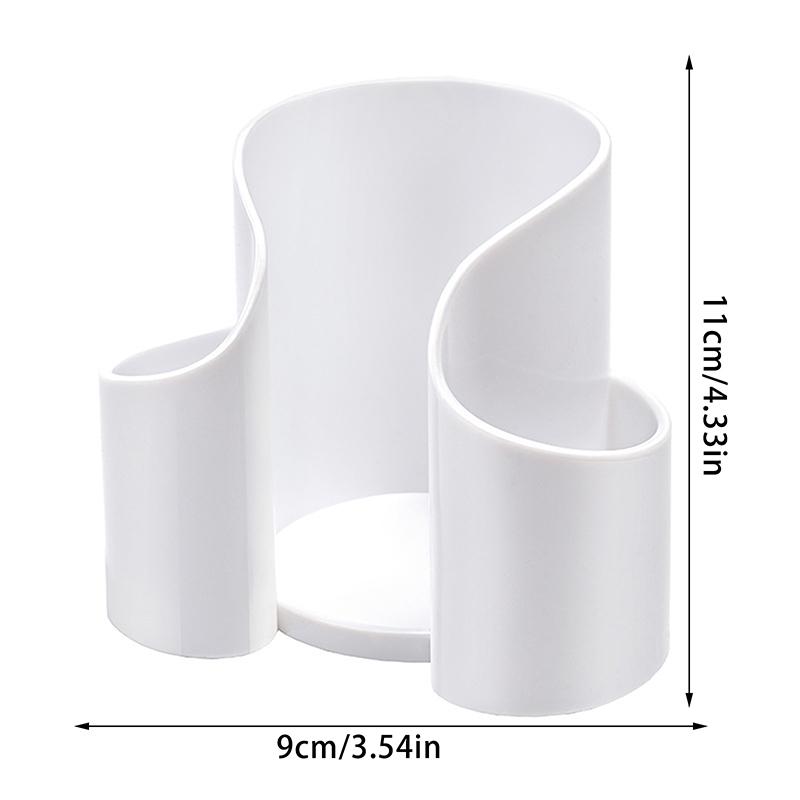 Wattestäbchenspender 2 Fächer Wattebällchen, Wattestäbchen, Rundpadhalter Für Badezimmerbehälter Organizer, Kunststoff