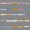 50PCS Retro Inspirational English Paper Stickers - Motivational, Positive, Waterproof, Decorative for Journaling.