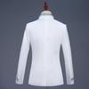 Court Dress Performance Clothes Men Preside Over The Stage Annual Meeting White Prince Performance Clothes Military Dress