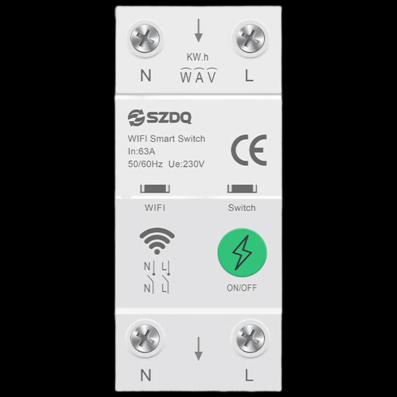 

OLOEY WiFi Smart Circuit Breaker with Remote Control CN plug (adapter included)