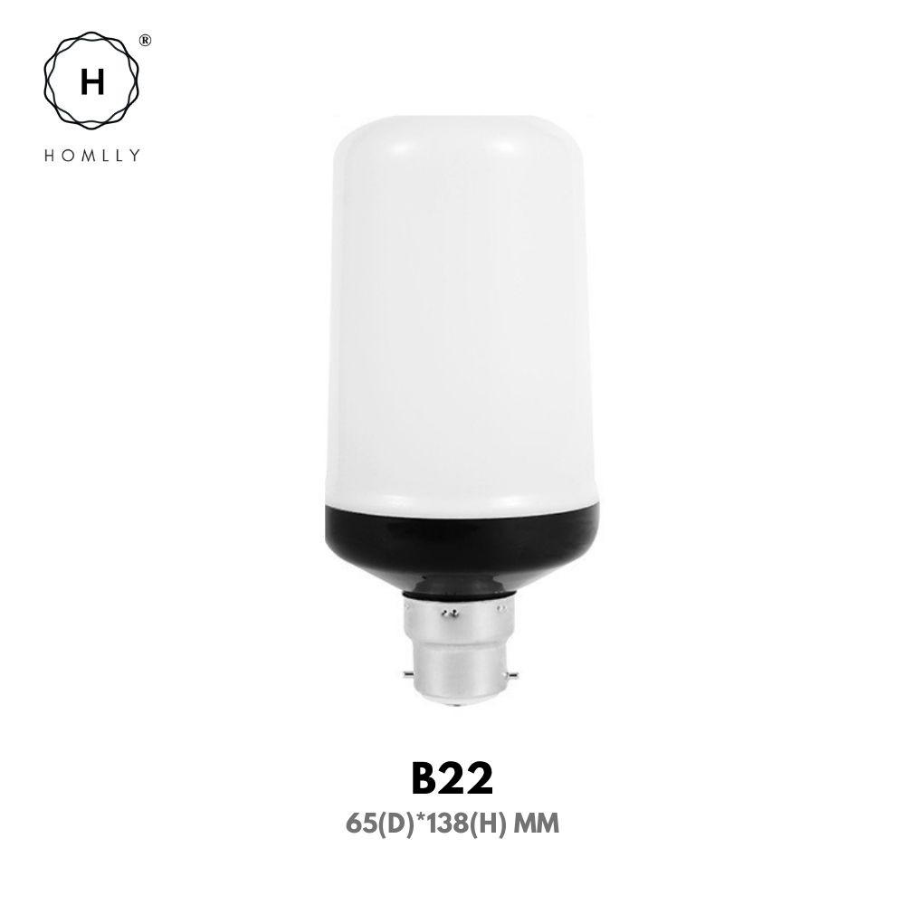 Homlly LED  Fire Flame Light Bulb (4 Modes Flickering) (X3PCS)