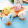 Supplies Shake Movement Jumping Walking Clockwork Plush Chicks Interative  Toy Kids Gifts Cat Toys