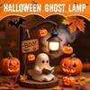 New 3D resin Halloween warm light with reading ghost night light brown 1 pieces