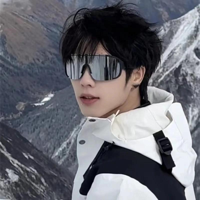 Retro Large Frame Cycling Sunglasses MTB Glasses Road Bike Cycling Goggles Men Women Outdoor Bicycle Ski Sports Eyewear New