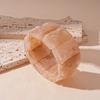 European and American color geometric resin bracelet, summer fresh and versatile bracelet, fashionable personalized simple jewelry