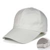 Spring and Summer Fashion Unlined European and American Casual Baseball Cap Soft Pure Cotton Sun Hat Arc Solid Coloradjustable