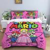 2026 New Super Mario Game-Themed Duvet Covers and Pillowcases – Suitable for Single, Double, Queen, and King Beds