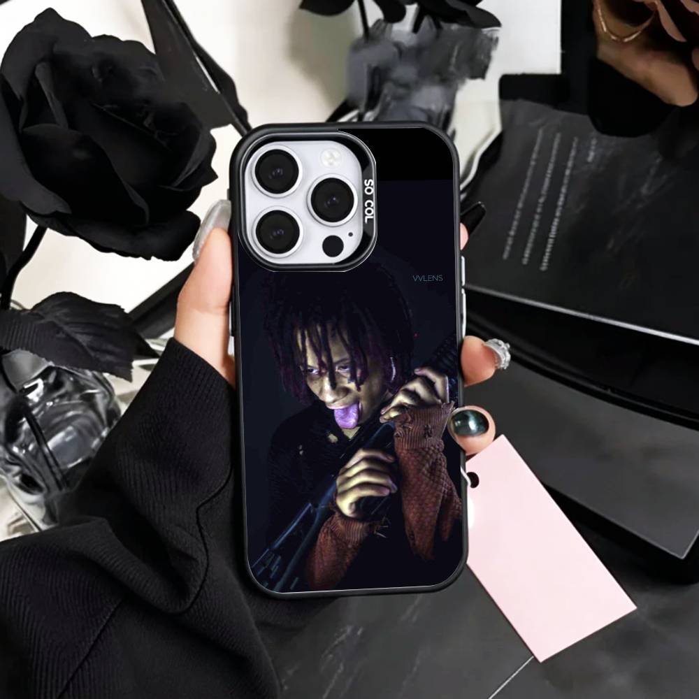 R-Rapper T-Trippie R-Redd Phone Case For iPhone17,16,15,14,13,12,11 Plus,Pro Max Colored Silver Plated Inside Cover