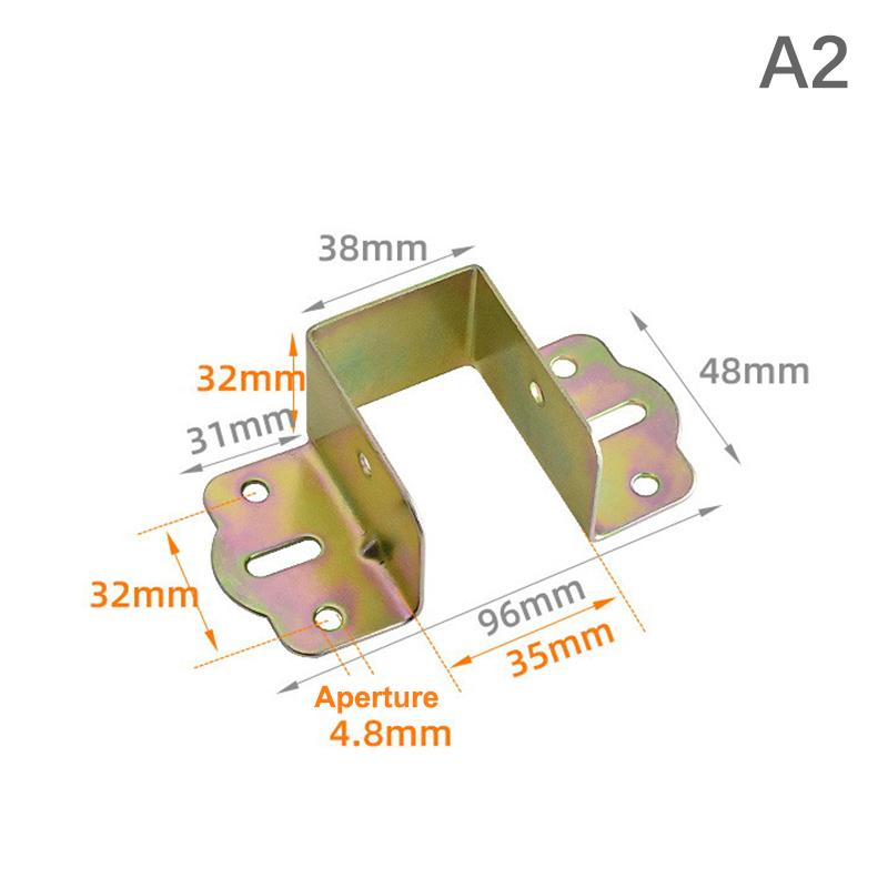 Thicken Bed Hinges Hook Corner Code Bed Beam Support Metal Stand Fixed Connector Hardware Accessories