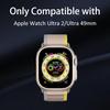 For Apple Watch Ultra 2/Ultra Screen Protector Case 49mm, Tempered Glass Protective Cover for Apple Watch Ultra 2/Ultra, Black