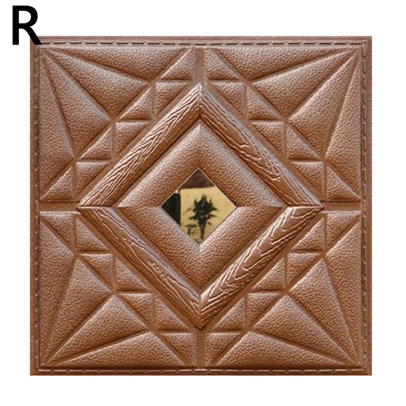 

1PC 3D Wall Sticker for Living Room Background Brick Self Adhesive 30x30cm Home Decoration R