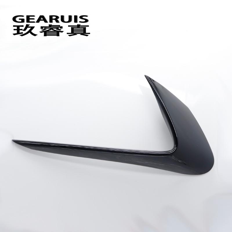 Car styling mașină lămpi de ceață acoperire șipci grilă lumini negre acoperire benzi de decorare pentru Mercedes Benz CLA C117 220 260 200