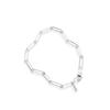 OURPIERRE SIMPLE SQUARE CHAIN BRACELET SILVER