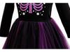 Halloween Girls Witch Princess Mesh Skirt Dress