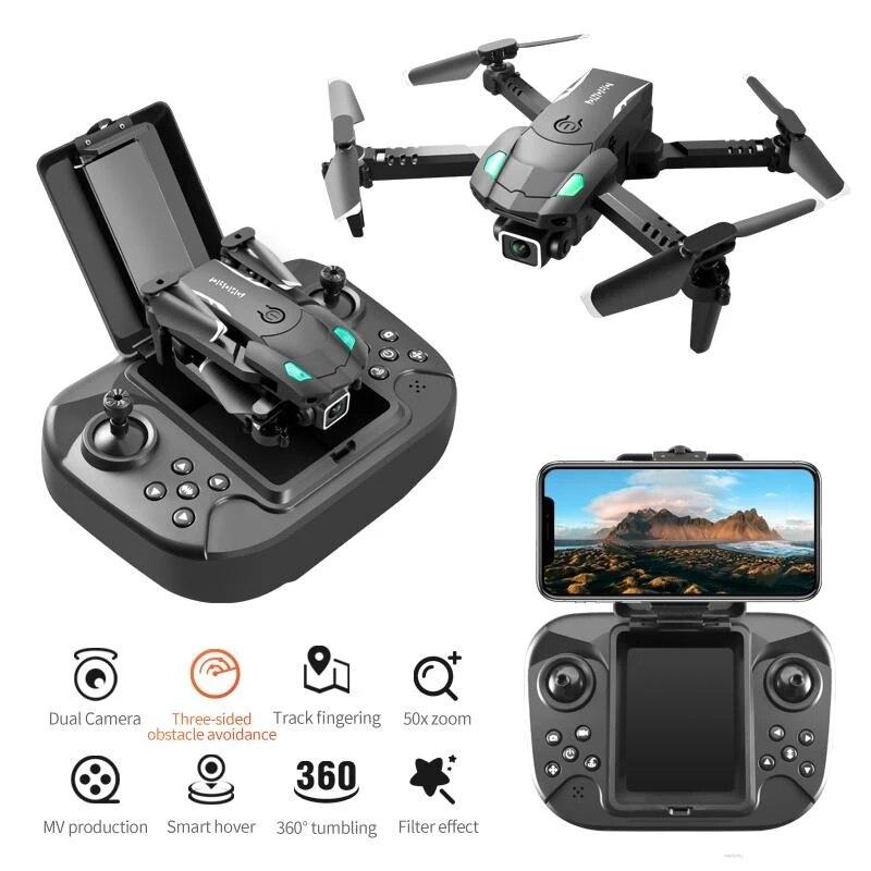 Neue S128 Mini Drone 4K HD Kamera Drei-seitige Hindernis Vermeidung Druck Feste Höhe Professionelle Faltbare Quadcopter Spielzeug