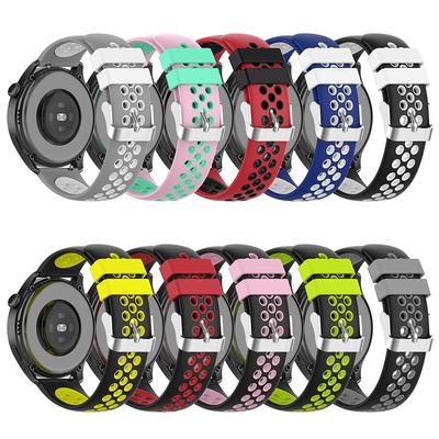 18mm 20mm 22mm silikonový pásek pro Huawei Watch GT4 41mm 46mm GT2 Pro Smart Watch pásek pro Garmin Vivoactive 5/4/3 Venu