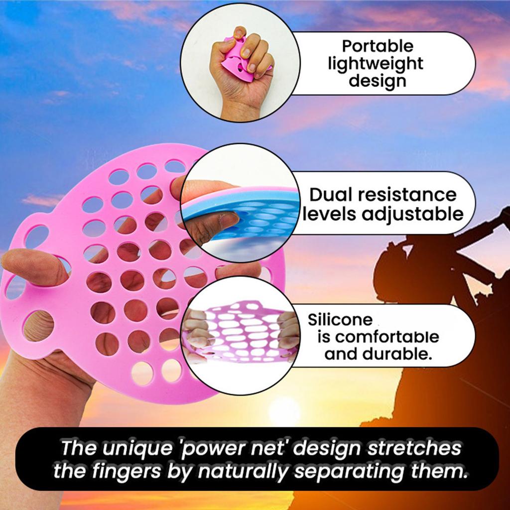 Tutuş Gücü ve Fizik Tedavi El Parmak Rehabilitasyonu için Ayarlanabilir Dirençli El Egzersiz Aletleri Streçleyici