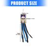 Polyester Skull Windsock Halloween Hanging Decoration with Long Ribbons for Fence Porch, Yard, Garden, or Halloween Party Entry