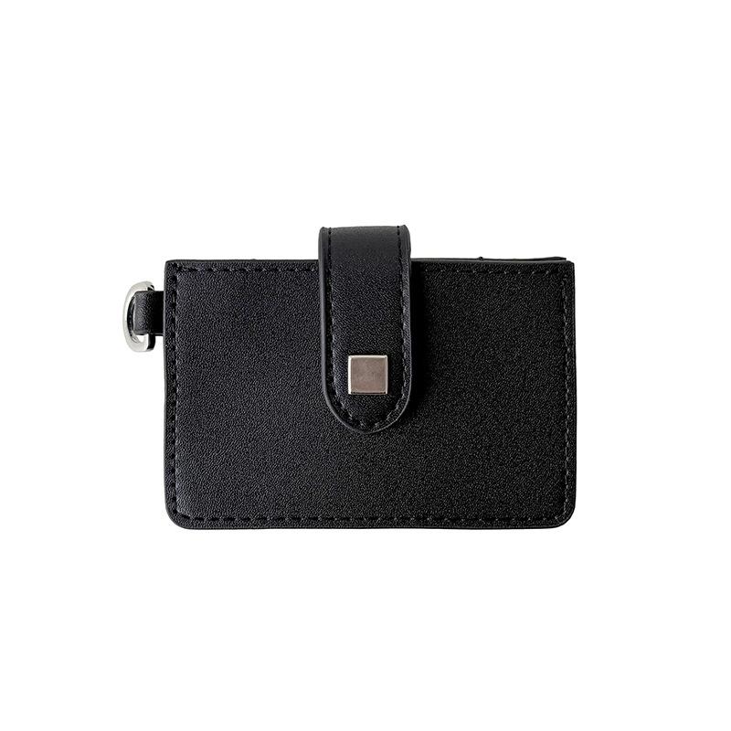 Korean Fashion Compartment Clip Bag Magnetic Zero Wallet Multifunctional Personalized Women's Mini Compact Card Bag