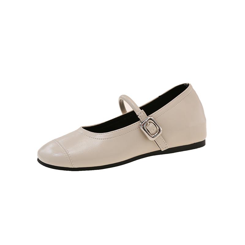 Fashion 2025 New Women Flat Shoes Fashionable and Versatile Round Toe French Mary Jane Shoes Women New Summer Soft Soled Shoes