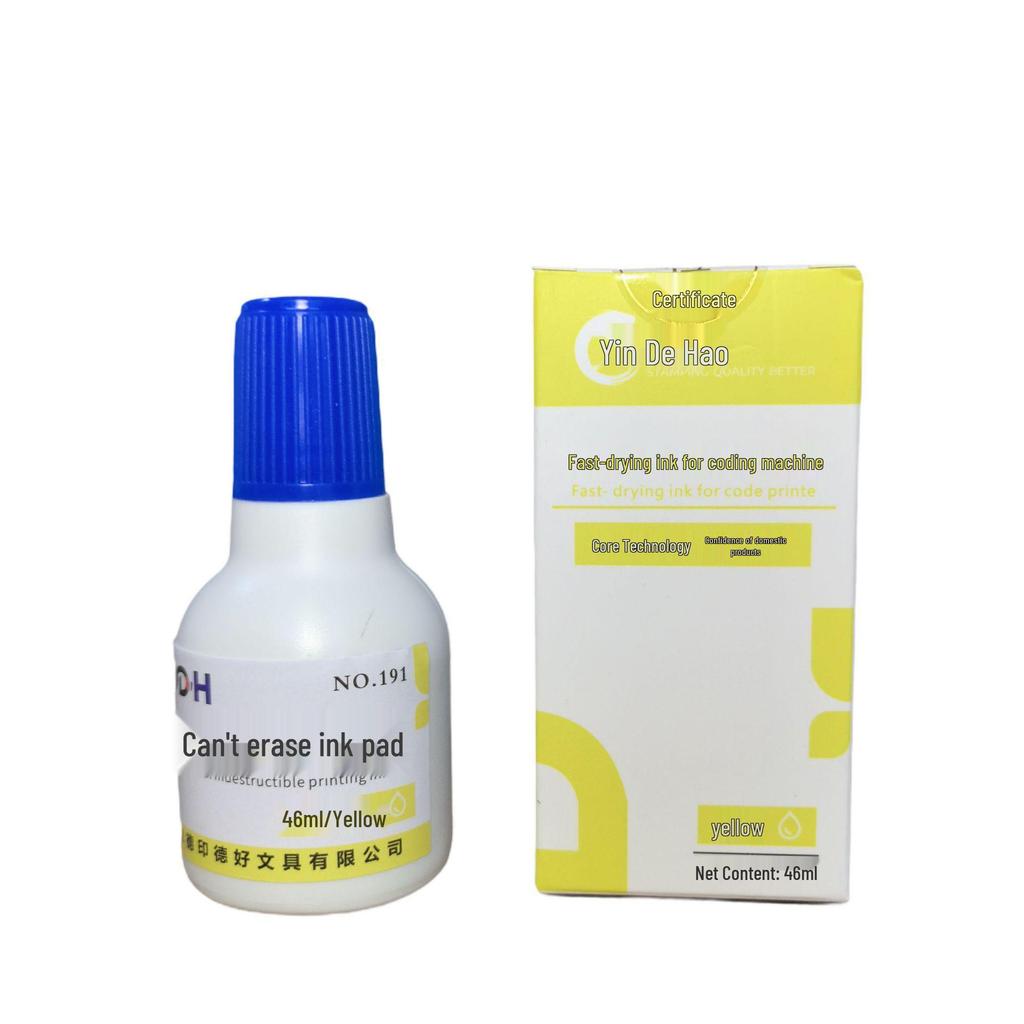 Yindehao Quick-Drying Ink Coding Machine with Permanent Self-Inking Stamp