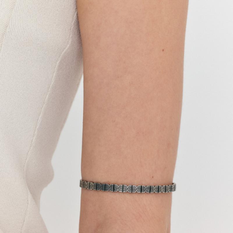 EENK WRACE Logo Armband - Silber