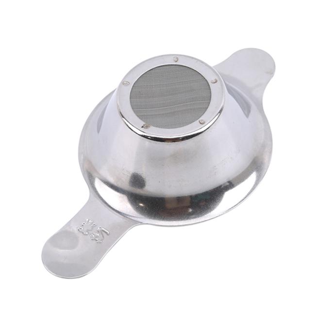 Teekannen Infuser Sieb Filter Tassen 1 stücke für Mini Doppelgriffe wiederverwendbare Edelstahl