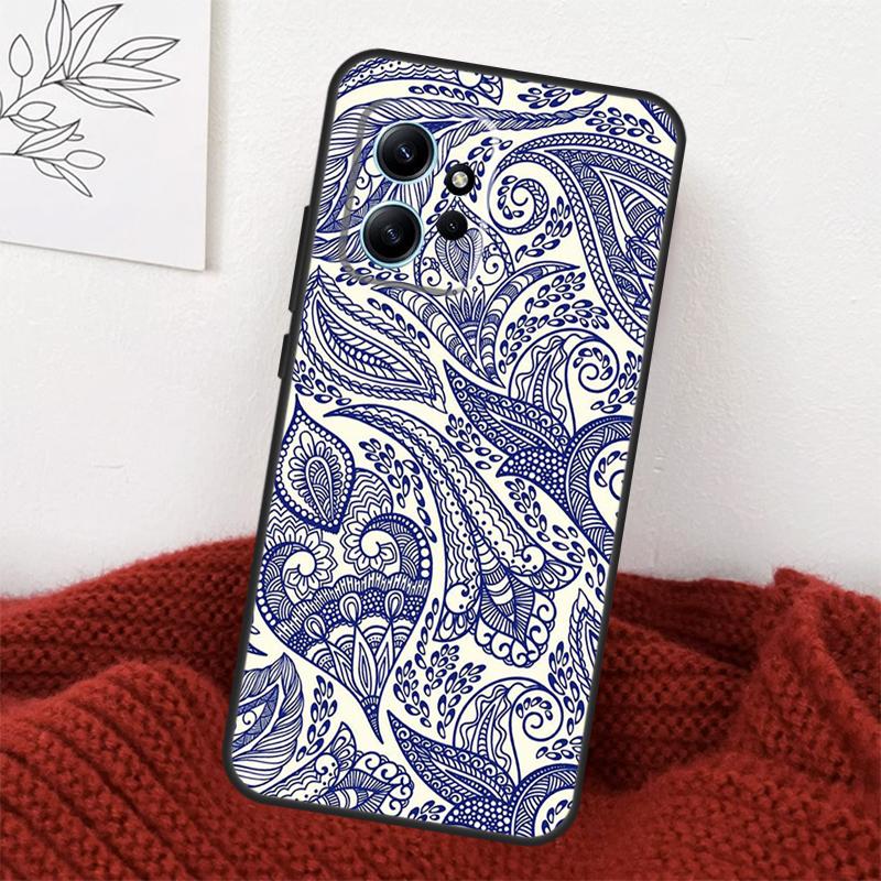 Paisley Pattern Case For Xiaomi Redmi Note 14 13 10 11 12 15 Pro Plus Cover For Redmi 15 14C 12C 10C 13C 15C