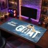 Tappetino per Mouse Grande Personalizzato Lionel Messi, Stampa Testo Nome Personalizzato, Tappetino da Scrivania Antiscivolo con Logo Calcio, Regalo per Gamer