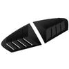 1 P  Rear Window Louver Left Right Scratch Resistant Side Window   Vent Louvers Scoop Cover Blinds for 5 Series F10 2011 to 2017
