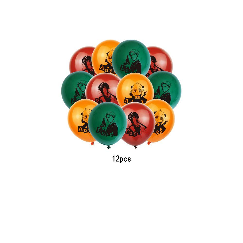High Quality Spy X Family Balloon Party Decoration Supplies Cake Topper