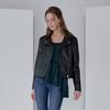 J-All Sasha Vegan Leather Jacket Black