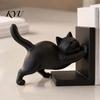 Creative Desk Decor for Cat Lovers 3D Printed Bookend Bookshelves, Decorative Book Ends Office Modern Minimalist Holder & Study Room, Heavy
