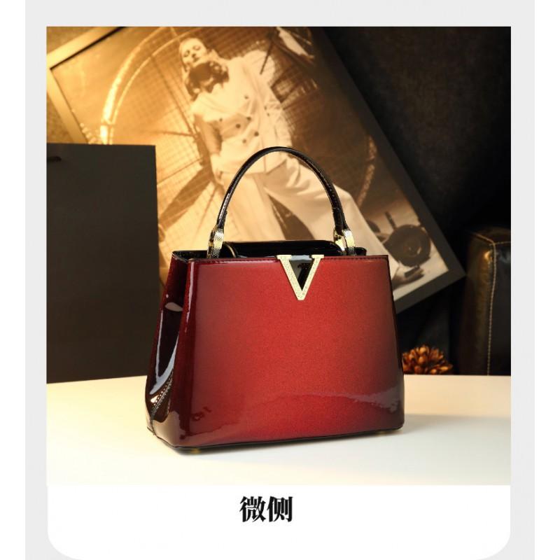 Womens Versatile Casual Tote Bag Minimalist Commuter Shoulder Crossbody In Gradient Colors