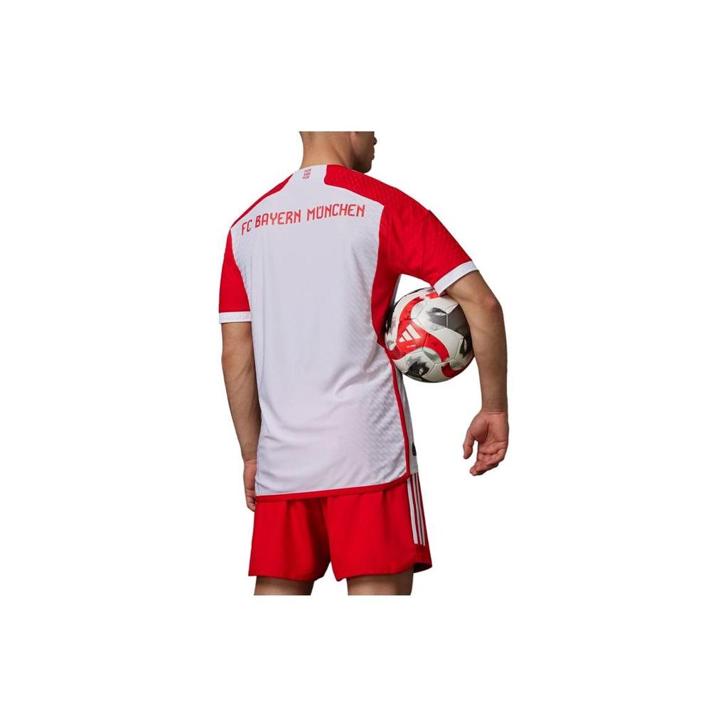 adidas Professional Sports Short Sleeve Football Jersey 23-24 Season Home Kit Men Tops White HR3729