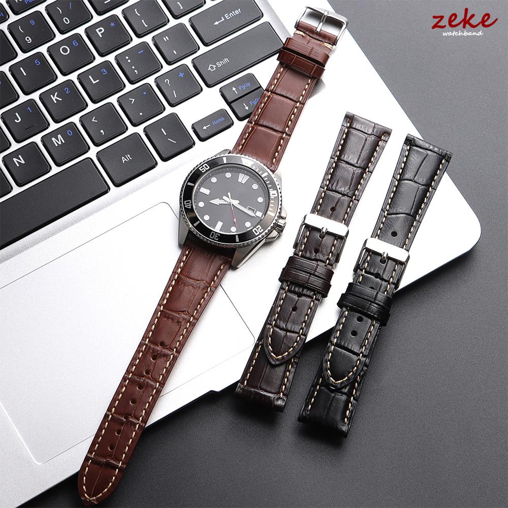 13/15/16/18/19/20/21/22mm Universal Genuine Cowhide Watch Band Vintage Stitching Straps for Men Women Bracelet Belt Accessories