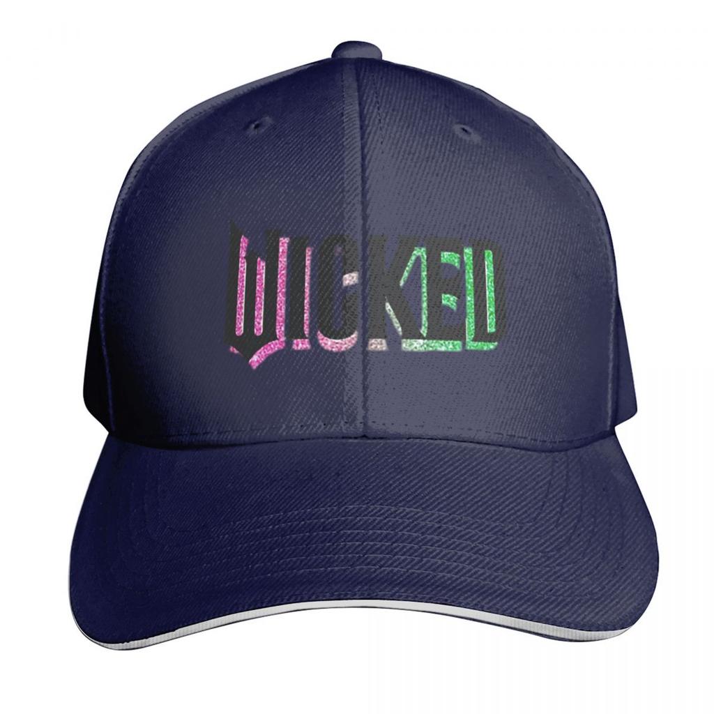 Wicked Movie Glinda And Elphaba Logo Cap Fashion Casual Baseball Caps Adjustable Hat Hip Hop Summer Unisex Baseball Hats