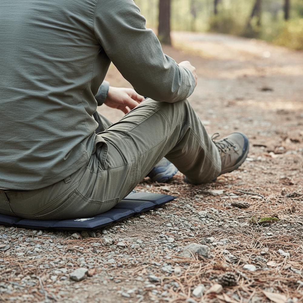 Moisture-proof Picnic Camping Mat Waterproof Folding Mat Portable Heat-insulating Cushion  Outdoor